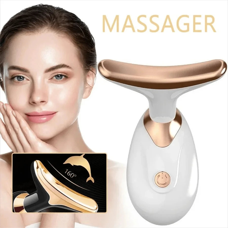 Le Masseur Facial Sculptant & Anti-Âge (Luminothérapie & EMS)