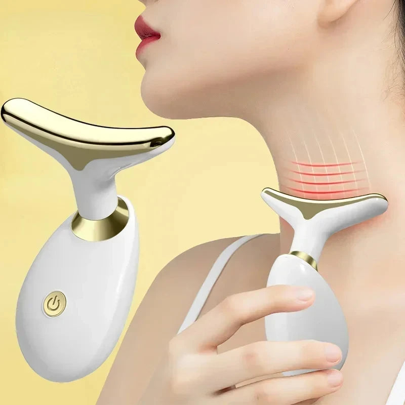 Le Masseur Facial Sculptant & Anti-Âge (Luminothérapie & EMS)